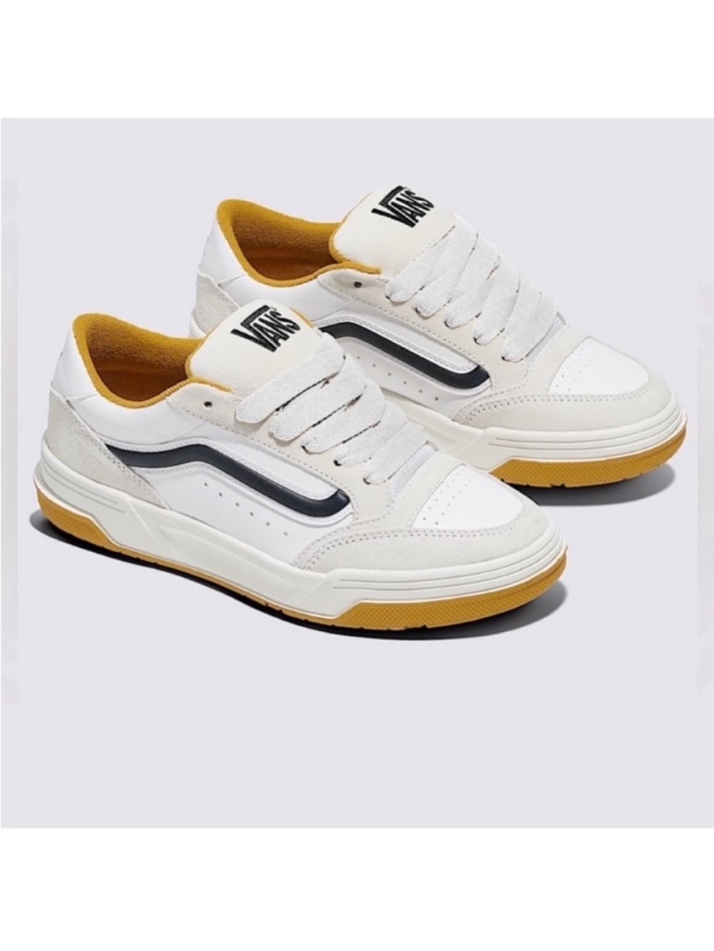 Vans Hylane Shoe True White/ Harvest Gold Mens 13.0 US